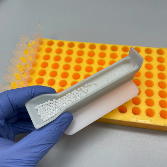 New tool! A Customizable 8-Well Bead Dispenser for Tubes