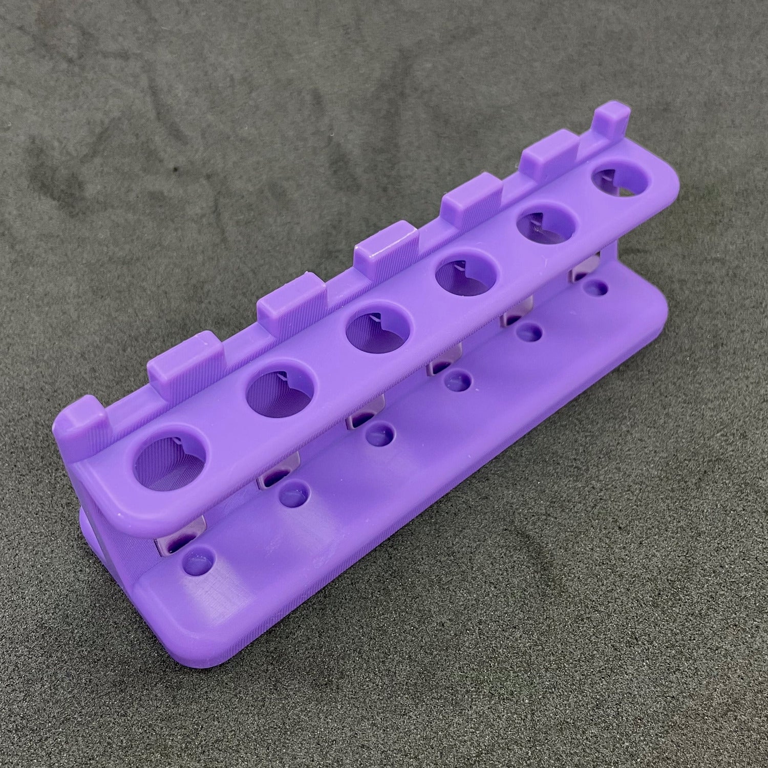 Magnetic Separation Rack for Six 1.5 ml Tubes in purple