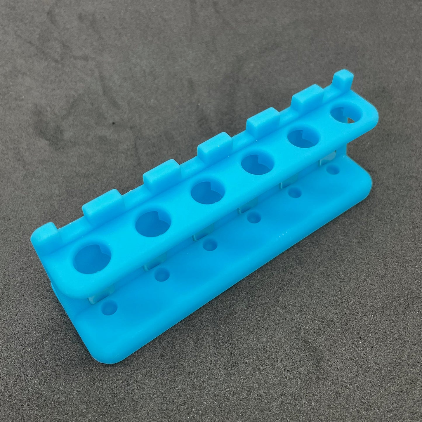 Magnetic Separation Rack for Six 1.5 ml Tubes in blue