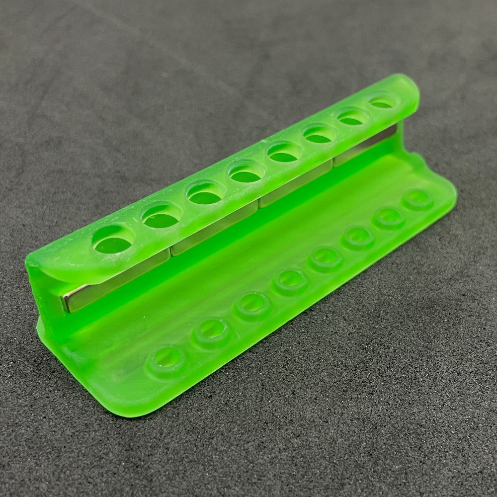 Magnetic Separation Rack for PCR Strips in green color