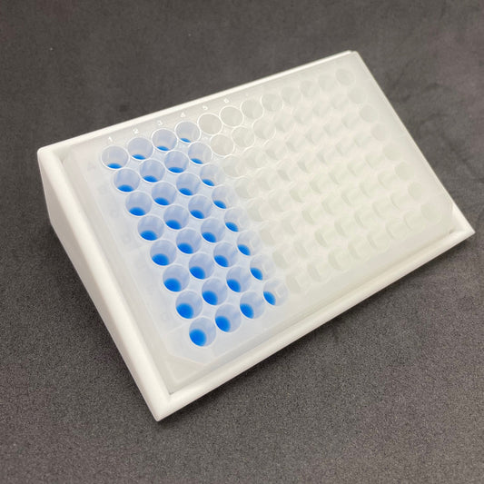 Well plate stand with customizable angle